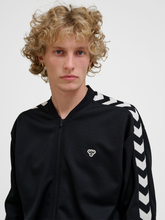 Load image into Gallery viewer, HUMMEL | hmlARCHIVE Regular Poly Zip Jacket | Black - LONDØNWORKS