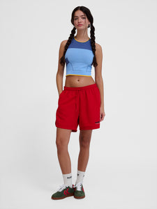 HUMMEL | hmlNED Swim Shorts | Barbados Cherry