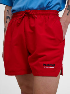 HUMMEL | hmlNED Swim Shorts | Barbados Cherry