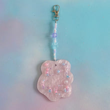 Load image into Gallery viewer, SEBASTIAN SOCHAN | Beaded Bag Charm Keychain | Marble Pink - LONDØNWORKS