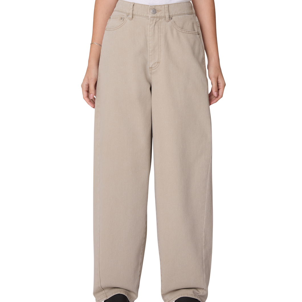 OBEY | Leah III Baggy Denim Denim | Milk Tea Faded Wash - LONDØNWORKS