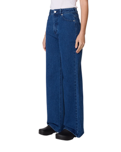 OBEY | W Errand II Highwaist Denim | Stone Wash Indigo - LONDØNWORKS