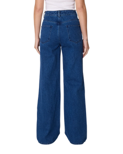 OBEY | W Errand II Highwaist Denim | Stone Wash Indigo - LONDØNWORKS