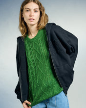 Load image into Gallery viewer, OBEY | W Isabella Loose Cable Sweater | Clover