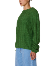 Load image into Gallery viewer, OBEY | W Isabella Loose Cable Sweater | Clover