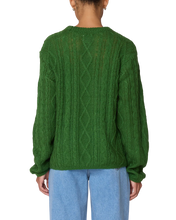 Load image into Gallery viewer, OBEY | W Isabella Loose Cable Sweater | Clover