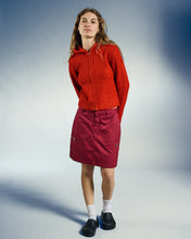Load image into Gallery viewer, OBEY | W Glenda Hood Zip Sweater | Tomato
