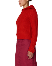 Load image into Gallery viewer, OBEY | W Glenda Hood Zip Sweater | Tomato