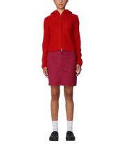 Load image into Gallery viewer, OBEY | W Glenda Hood Zip Sweater | Tomato
