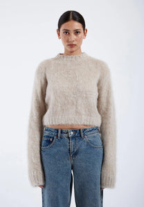 DR DENIM | Moira Sweater | Brushed Silver Lining - LONDØNWORKS
