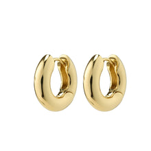 Load image into Gallery viewer, PILGRIM | Aica Chunky Huggie Hoop Earrings | Gold Plated