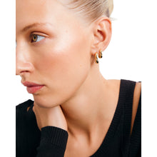Load image into Gallery viewer, PILGRIM | Aica Chunky Hoop Earrings | Gold Plated