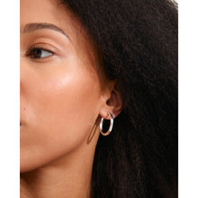 Load image into Gallery viewer, PILGRIM | Inner Hoop Earrings | Silver Plated