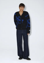 Load image into Gallery viewer, DR DENIM | Dig F Cardigan | Black Blue Bloom
