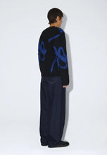 Load image into Gallery viewer, DR DENIM | Dig F Cardigan | Black Blue Bloom