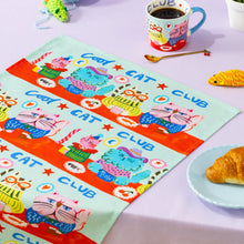 Load image into Gallery viewer, ELEANOR BOWMER | Cool Cat Club Tea Towel