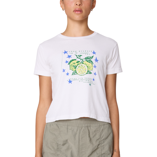 OBEY | When Life Hands You Lemons T-Shirt | White - LONDØNWORKS