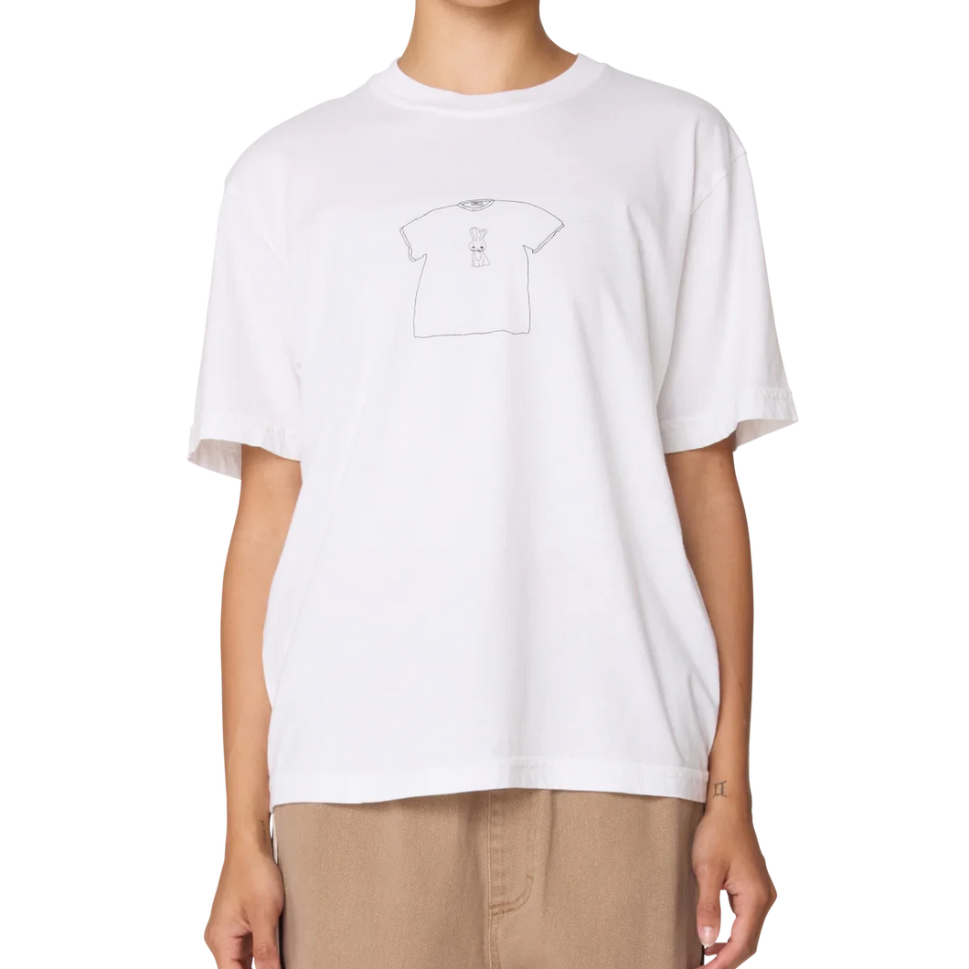 OBEY | W Tiny Bunny Tee | White - LONDØNWORKS