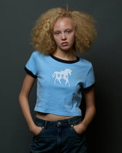 Load image into Gallery viewer, OBEY | Unicon Kaci Ringer T-Shirt | Blue