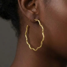 Load image into Gallery viewer, SCHMUCKOO BERLIN | Gill Boho Chic Hoop Earrings | Gold - LONDØNWORKS