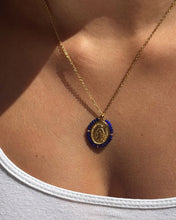 Load image into Gallery viewer, PALAS | Santa Maria Necklace Precious | Gold Plated | Klein Blue