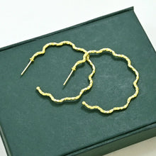 Load image into Gallery viewer, SCHMUCKOO BERLIN | Gill Boho Chic Hoop Earrings | Gold - LONDØNWORKS