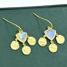 Load image into Gallery viewer, SCHMUCKOO BERLIN | Sidney Earrings | Rainbow Moonstone - LONDØNWORKS