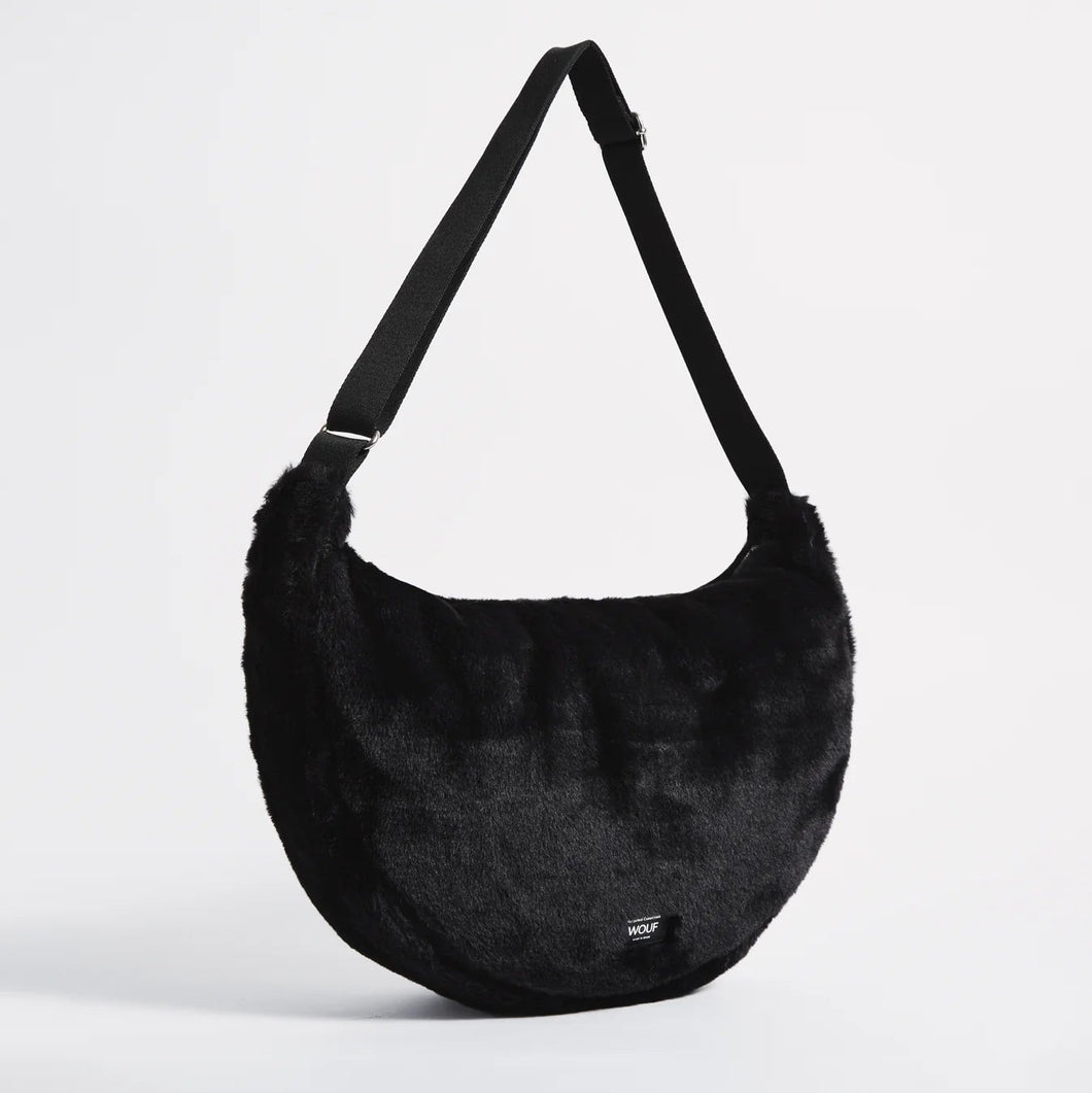 WOUF | Black Forest Large Crossbody Bag | Black