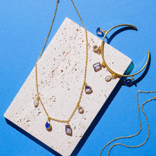 Load image into Gallery viewer, ASHIANA | Aubrey Charm Neckalce | Navy