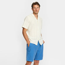 Load image into Gallery viewer, REVOLUTION | 3237 Short Sleeve Cuban Shirt | Blue