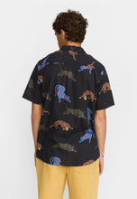 Load image into Gallery viewer, REVOLUTION | 3245 Short Sleeve Cuban Shirt | Black