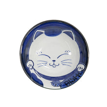 Load image into Gallery viewer, TOKYO DESIGN STUDIO | Kawaii Cat Neko Tayo Bowl | Blue - LONDØNWORKS