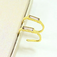 Load image into Gallery viewer, NOYRE BERLIN | Morgane Hoop Earrings | Rhodolite