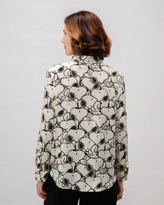 BRAVA FABRICS X PEANUTS | Peanuts Blouse | Ecru