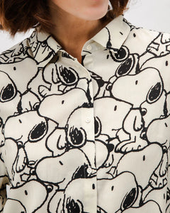 BRAVA FABRICS X PEANUTS | Peanuts Blouse | Ecru