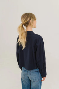 SACRECOEUR | Alice Blouse | Dark Navy - LONDØNWORKS
