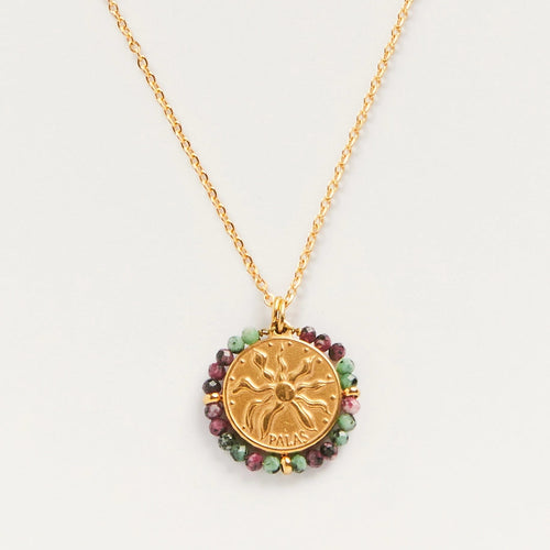 PALAS | Belamar Primavera Medal Necklace | Gold Plated - LONDØNWORKS