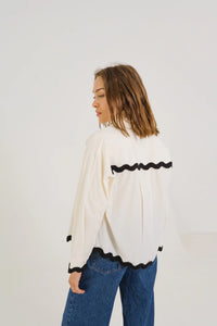SACRECOEUR | Andree Shirt | Ecru - LONDØNWORKS
