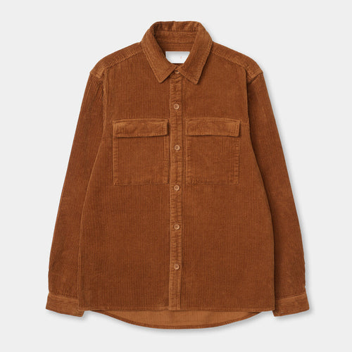 REVOLUTION | 3776 Utility Overshirt Corduroy | Brown