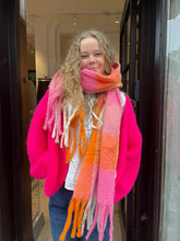 Load image into Gallery viewer, ØST LONDON | Smila Mohair Cardigan | Shocking Pink