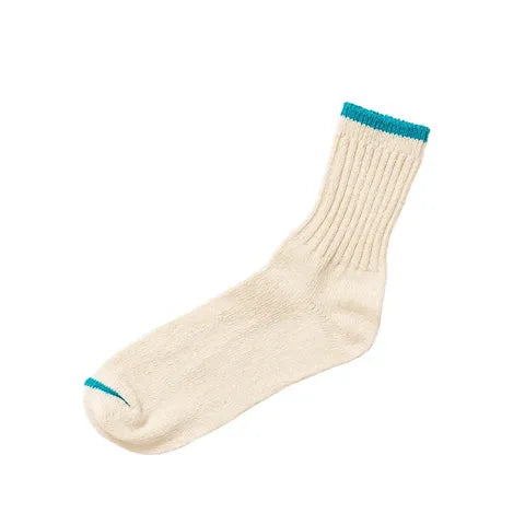 NISHIGUCHI KUTSUSHITA | Boston Silk Cotton Socks | Marshmallow Cream