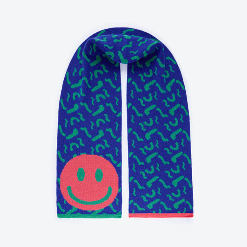 MISS POMPOM | Smiley Wool Scarf - LONDØNWORKS