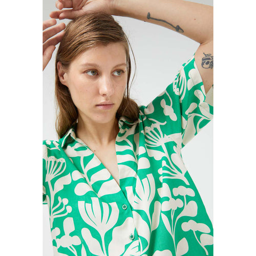 COMPANIA FANTASTICA | Riley Shirt | Apple Green - LONDØNWORKS