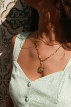 Load image into Gallery viewer, PALAS | Gloria Pop Medal Necklace | Gold Plated - LONDØNWORKS