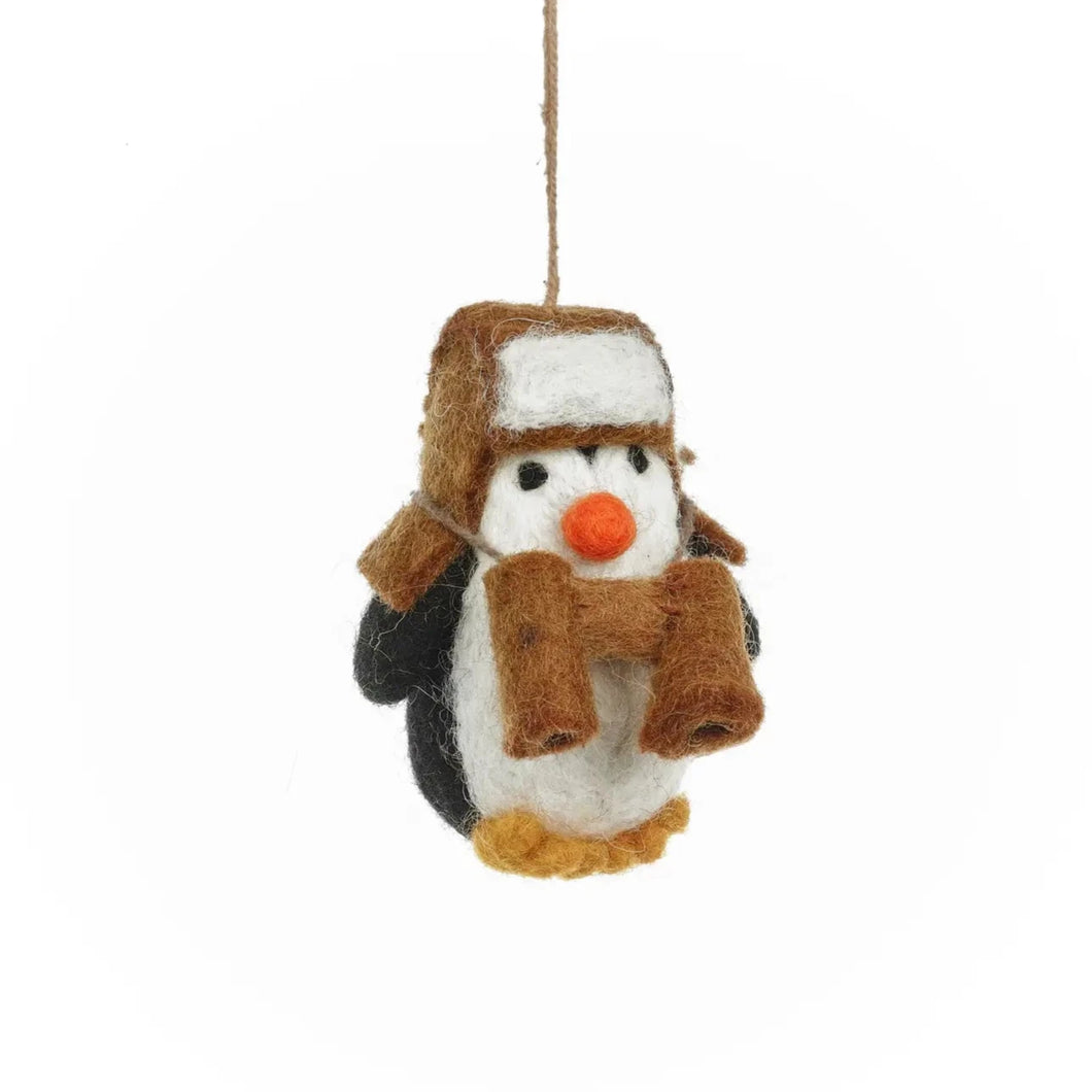 FELT SO GOOD | Handmade Wool Decoration | Explorer Penguin - LONDØNWORKS