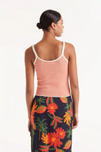 Load image into Gallery viewer, COMPANIA FANTASTICA | Striped Strappy Top | White Orange