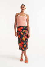 Load image into Gallery viewer, COMPANIA FANTASTICA | Striped Strappy Top | White Orange