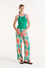 Load image into Gallery viewer, COMPANIA FANTASTICA | Two Tone Strap Top | Green