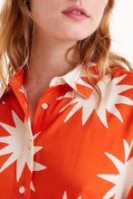 Load image into Gallery viewer, COMPANIA FANTASTICA | Big Sun Print Short Sleeve Shirt | Orange
