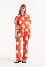 Load image into Gallery viewer, COMPANIA FANTASTICA | Big Sun Print Short Sleeve Shirt | Orange